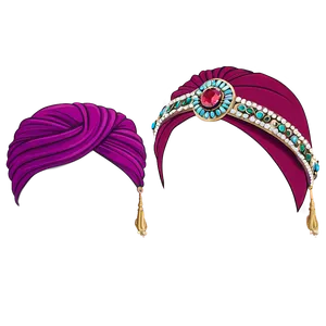 Turban With Jewel Accessories Png Xwn PNG image