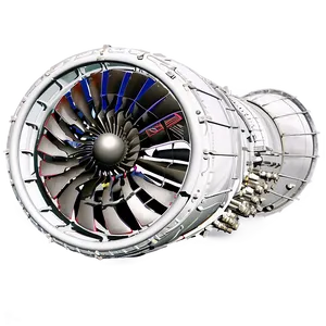 Turbofan Jet Engine Diagram Png 06292024 PNG image