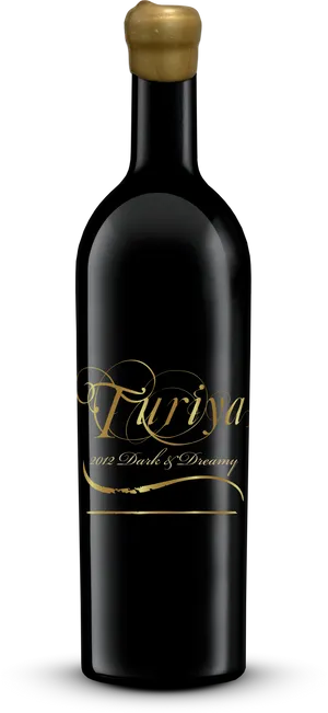 Turiya Wine Bottle2012 Darkand Dreamy PNG image