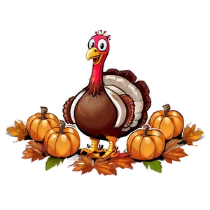 Turkey Bird Thanksgiving PNG 05032024