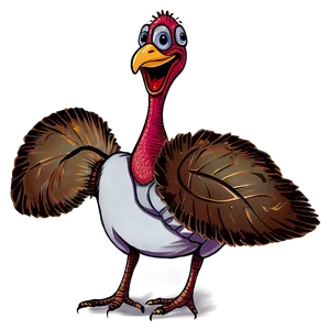 Turkey Bird Thanksgiving PNG Knt69