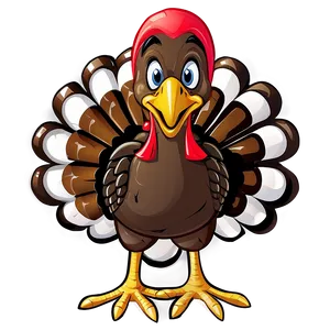 Turkey Cartoon Mascot Png 16 PNG image