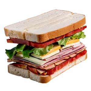 Turkey Club Sandwich PNG 05232024