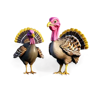 Turkey Family PNG 05032024 PNG