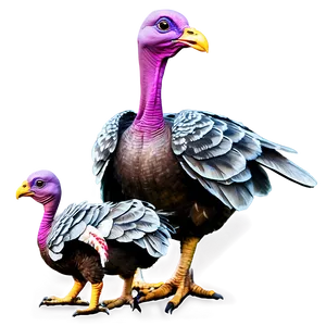 Turkey Family PNG Gcd PNG