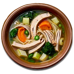 Turkey Noodle Soup PNG 05242024