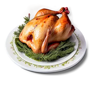 Turkey On Plate PNG 25 PNG