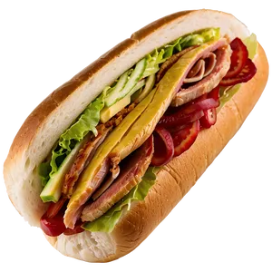 Turkey Sub Sandwich Png 33 PNG image