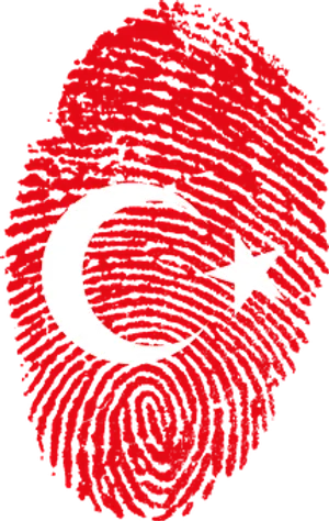 Turkish Flag Fingerprint