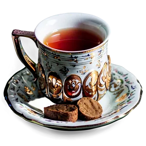 Turkish Tea Cup Delight PNG 46