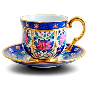Turkish Tea Cup Delight PNG 77