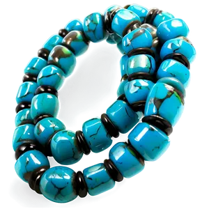 Turquoise Beads PNG 06212024