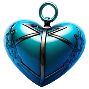 Turquoise Blue Heart PNG Civ