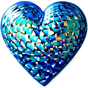 Turquoise Blue Heart PNG Eov