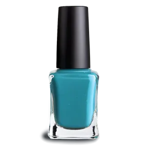 Turquoise Nail Polish Bottle PNG Aqp