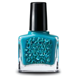 Turquoise Nail Polish Bottle PNG Vad