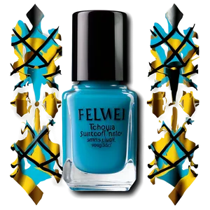 Turquoise Nail Polish Png 05252024 PNG image