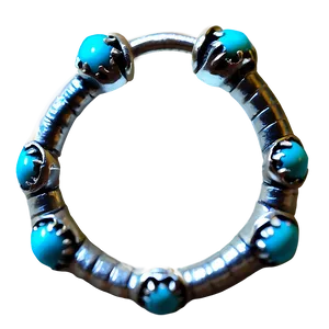 Turquoise Nose Ring Png 2 PNG image
