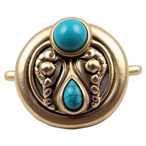 Turquoise Nose Stud Picture PNG Dbw
