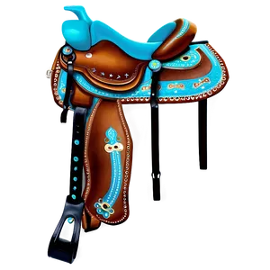 Turquoise Saddle PNG 06292024
