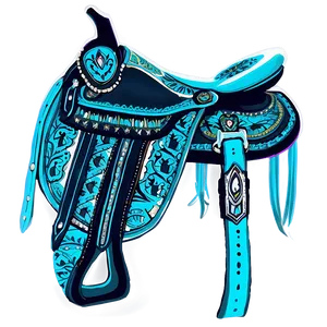 Turquoise Saddle PNG Yuf29 PNG