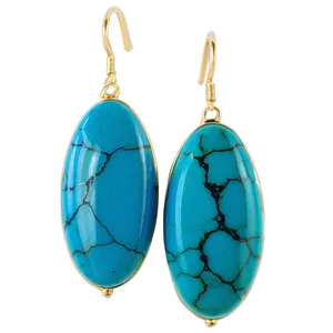 Turquoise Stone Earring PNG Fic PNG