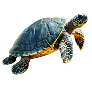 Turtle Floating On Water Png Gyj48 PNG image