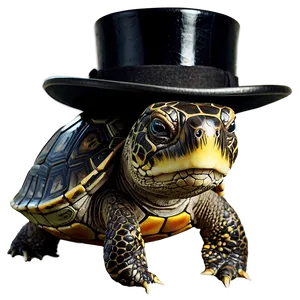 Turtle In A Top Hat Png Gdl88 PNG image