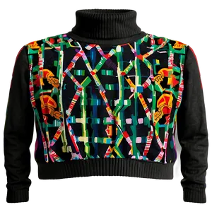 Turtleneck Crop Top PNG Aiu65 PNG