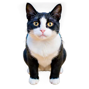 Tuxedo Cat Face Close-up Png 78 PNG image