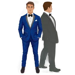 Tuxedo Style For Young Men PNG Kea PNG