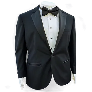 Tuxedo With Bow Tie PNG 05242024