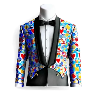Tuxedo With Unique Patterns PNG 05242024 PNG