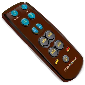 Tv Remote With Large Buttons PNG 06122024