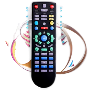 Tv Remote With Large Buttons PNG 24