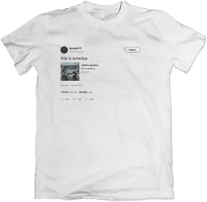 Tweet Printed T Shirt PNG image