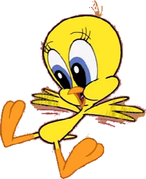 Tweety Bird Classic Pose PNG image