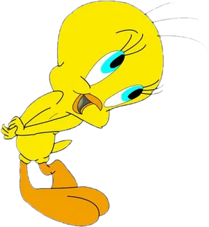 Tweety Bird Singing Looney Tunes PNG image