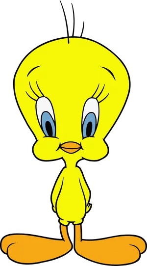 Tweety Bird Standing PNG