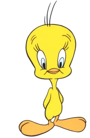 Tweety Bird Standing PNG image