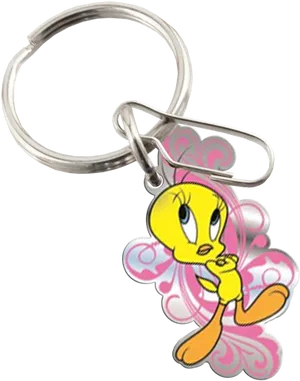 Tweety Keychain Accessory PNG image