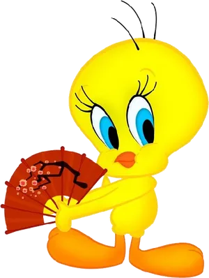 Tweetywith Fan PNG