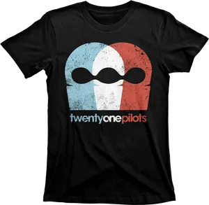 Twenty One Pilots Logo T Shirt Design PNG image