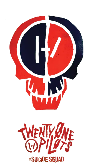 Twenty One Pilots Suicide Squad Logo PNG image