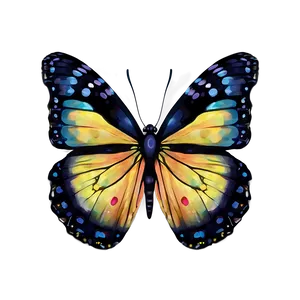Twilight Glow Butterfly PNG Ikc