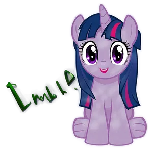 Twilight Sparkle Cute PNG Rbd PNG