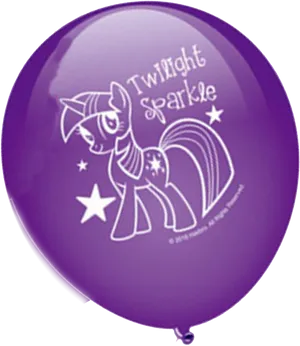 Twilight Sparkle My Little Pony Balloon PNG image