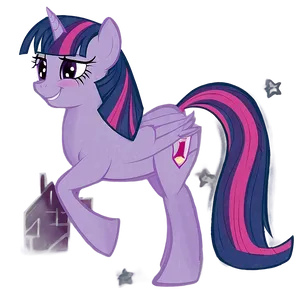 Twilight Sparkle Ponyville PNG 05242024