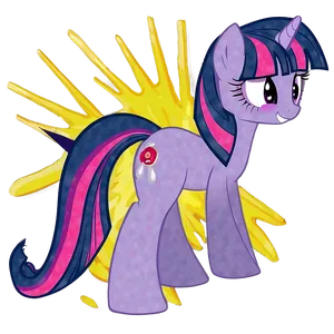 Twilight Sparkle Rainbow Power Png Odi88 PNG image