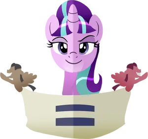 Twilight Sparkle Readingwith Birds PNG image